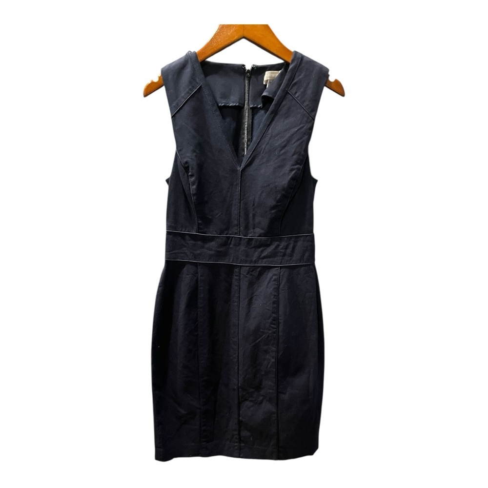 Banana Republic Navy Blue Sheath Dress with Stretch– Size 4‎